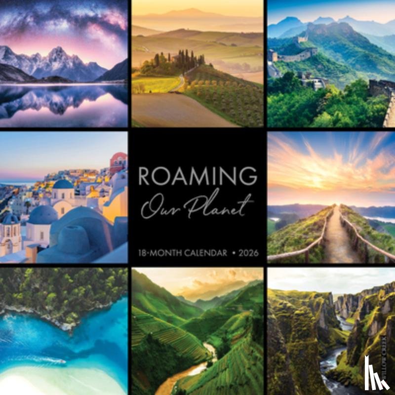 Willow Creek Press - Roaming Our Planet 2026 Wall Calendar