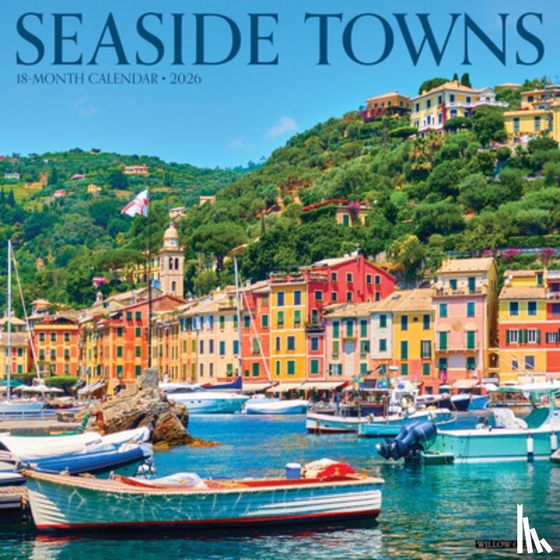Willow Creek Press - Seaside Towns 2026 Wall Calendar