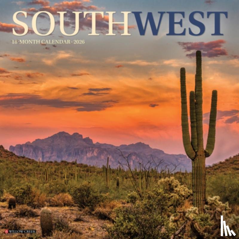 Willow Creek Press - Southwest 2026 Wall Calendar