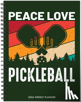 Willow Creek Press - Pickleball 2026 6.5 X 8.5 Weekly Monthly Softcover Planner