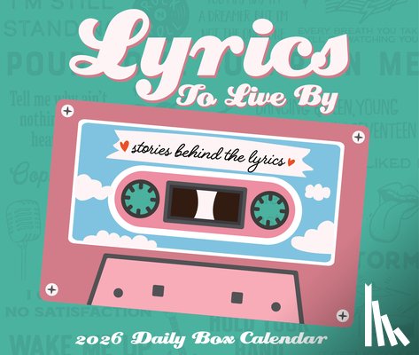 Willow Creek Press - Lyrics to Live by 2026 Box Calendar