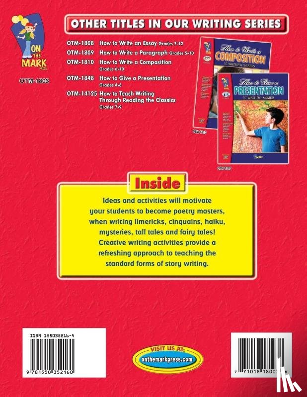 Clarke, VI, Melnyk, Leona - How to Write Poetry & Stories Grades 4-6
