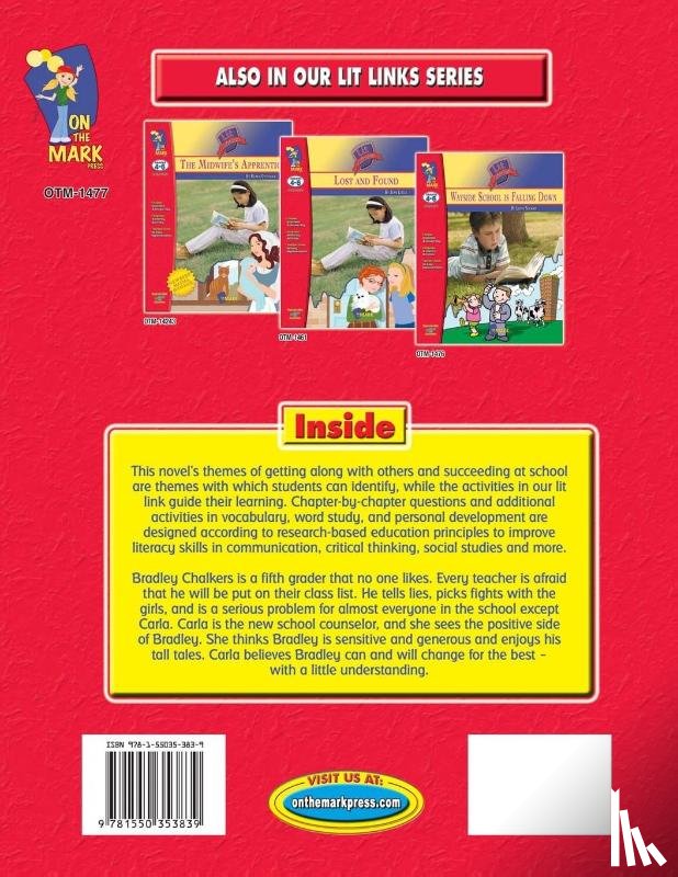 Solski, Ruth, Leduc, Ron - There's a Boy in the Girls' Bathroom, by Louis Sachar Lit Link Grades 4-6