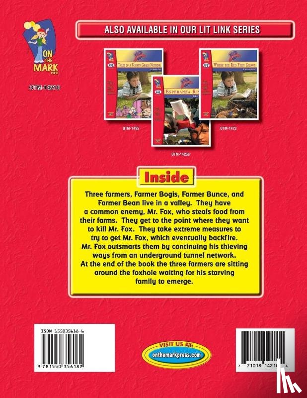 Rodgers, Kathleen - Fantastic Mr. Fox, by Roald Dahl Lit Link Grades 4-6