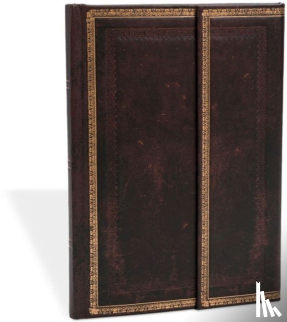 Paperblanks - OLD LTHR, BLACK MOROC, MIDI, LIN