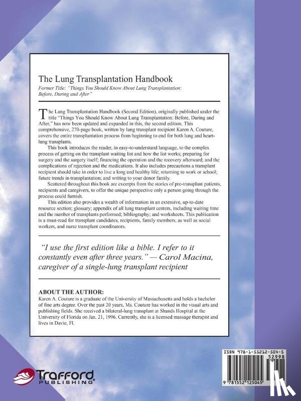 Couture, Karen A. - The Lung Transplantation Handbook