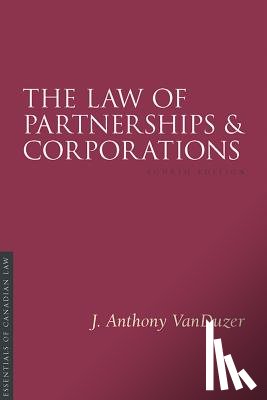 Vanduzer, J. Anthony - The Law of Partnerships and Corporations, 4/E