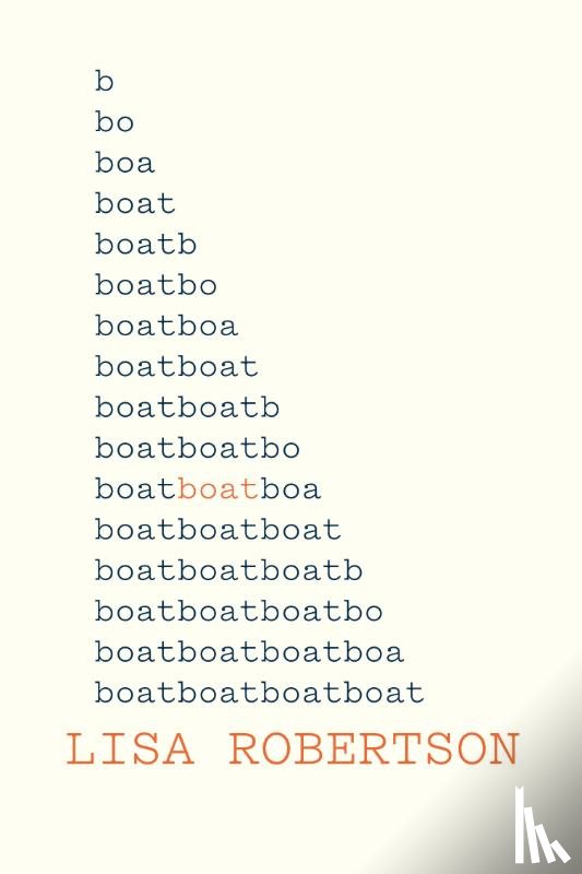 Robertson, Lisa - Boat