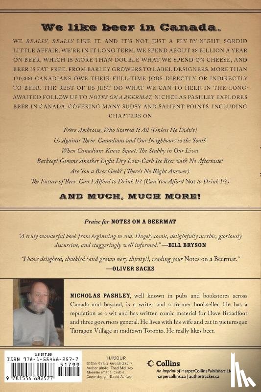Pashley, Nicholas - Cheers! A History Of Beer In Canada