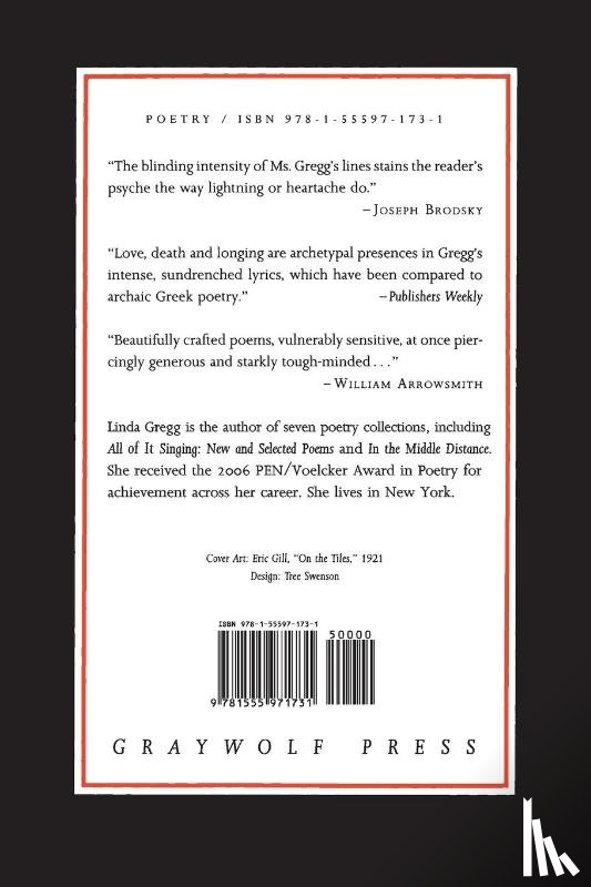 Gregg, Linda - The Sacraments of Desire