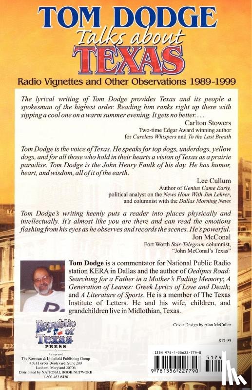 Dodge, Tom - Tom Dodge Talks About Texas