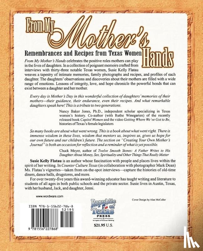 Flatau, Susie Kelly - From My Mother's Hands