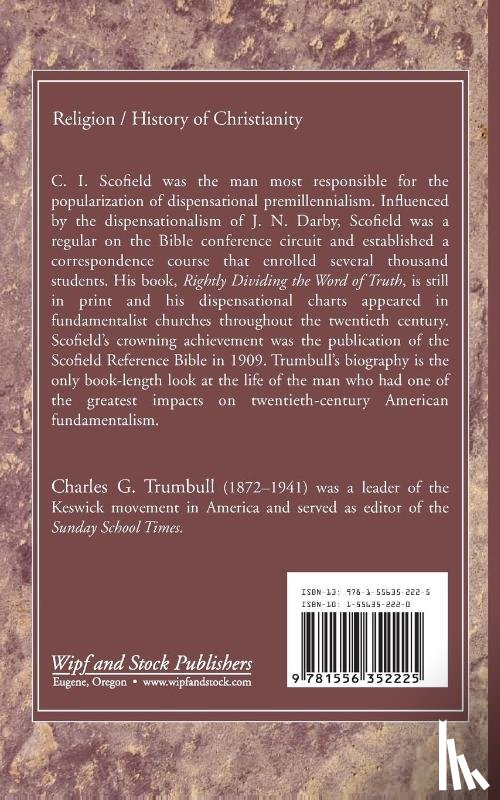 Trumbull, Charles Gallaudet - Life Story of C. I. Scofield