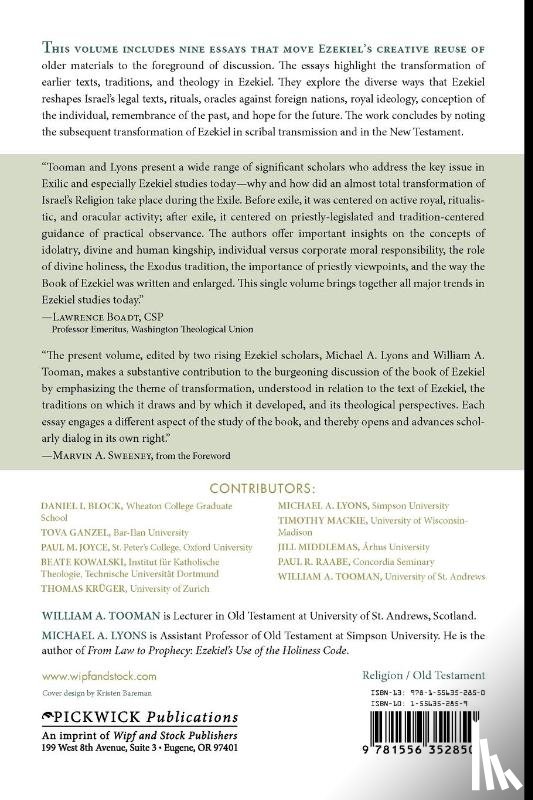  - Transforming Visions