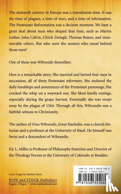 Staehelin, Ernst - Frau Wibrandis