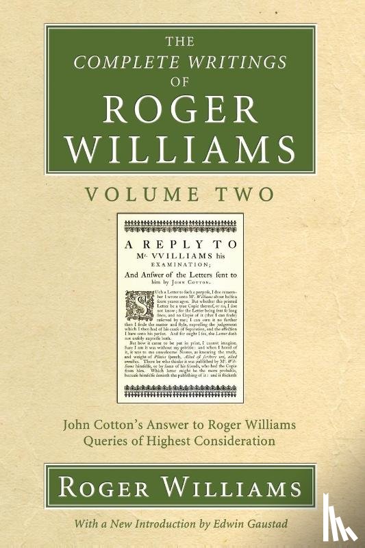 Williams, Roger - The Complete Writings of Roger Williams, Volume 2