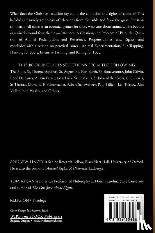 Linzey, Andrew - Animals and Christianity