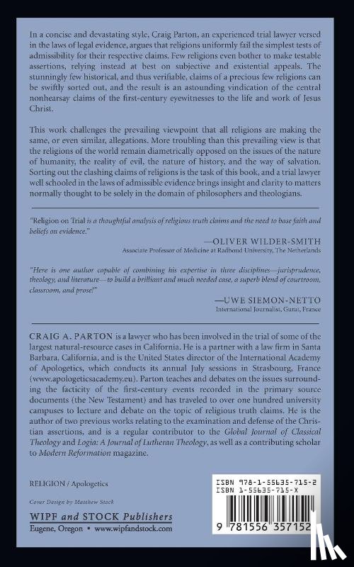 Parton, Craig A - Religion on Trial