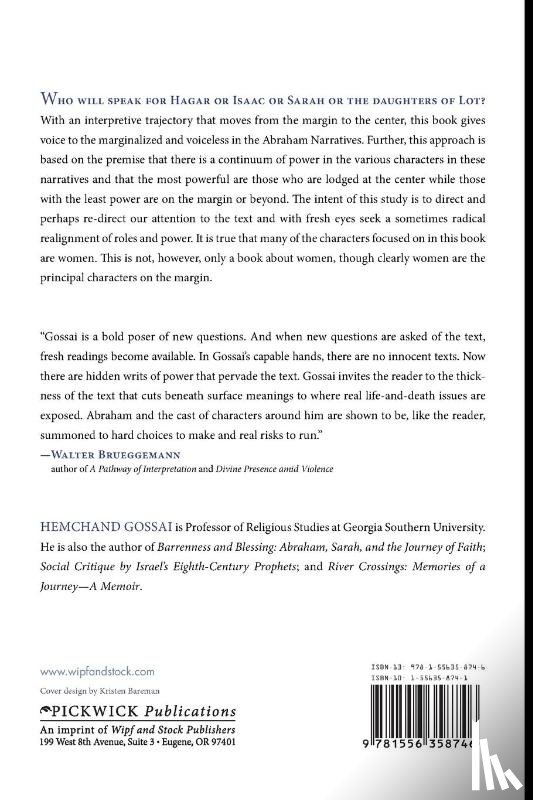 Gossai, Hemchand - Power and Marginality in the Abraham Narrative