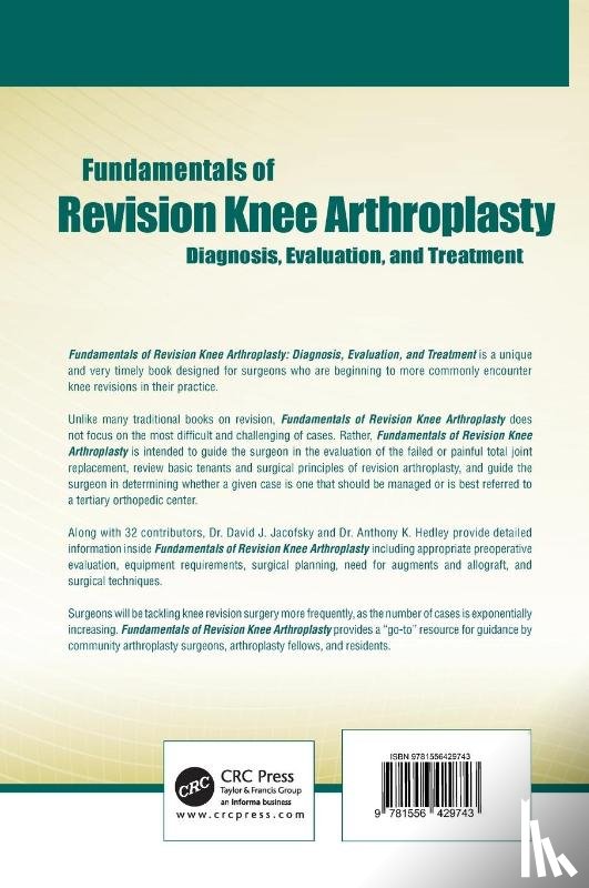 Jacofsky, David, Hedley, Anthony - Fundamentals of Revision Knee Arthroplasty
