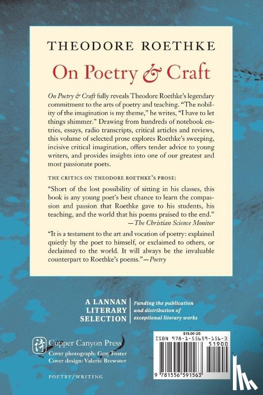 Roethke, Theodore - On Poetry and Craft