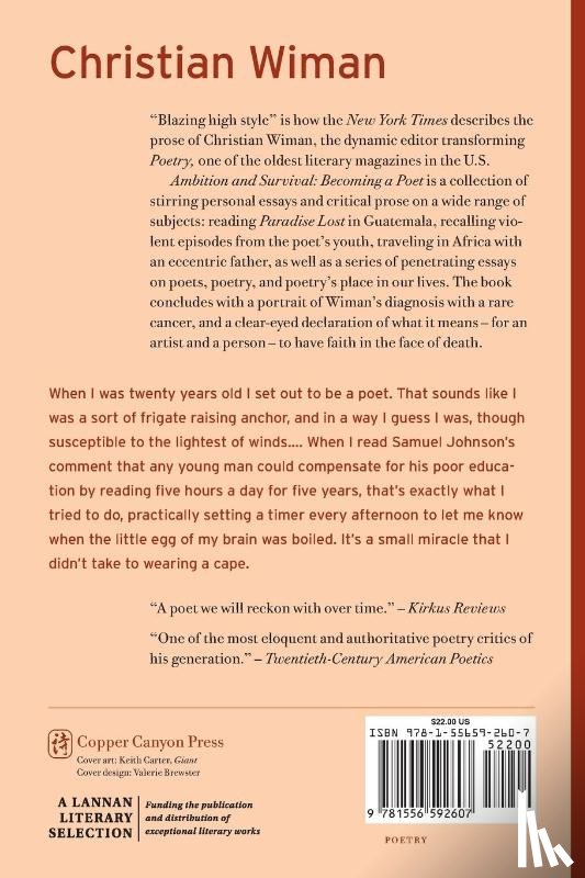 Wiman, Christian - Ambition and Survival