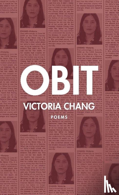 Chang, Victoria - Obit