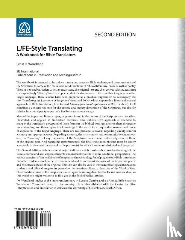 Wendland, Ernst R - Life-Style Translating