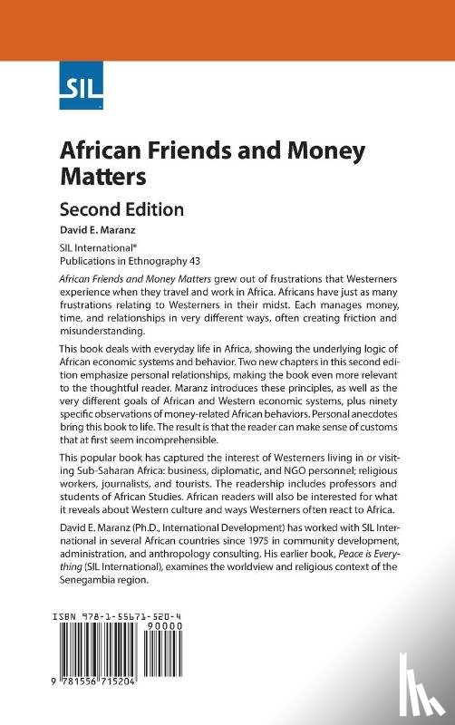 Maranz, David E. - African Friends and Money Matters