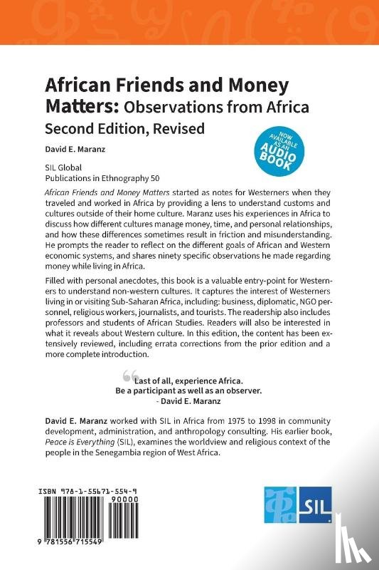 Maranz, David E - African Friends and Money Matters