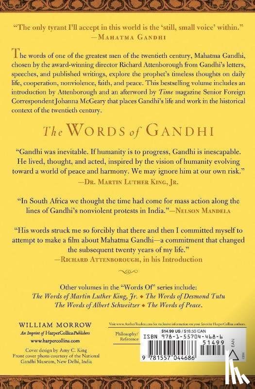 Gandhi, Mahatma, Attenborough, Richard - The Words of Gandhi