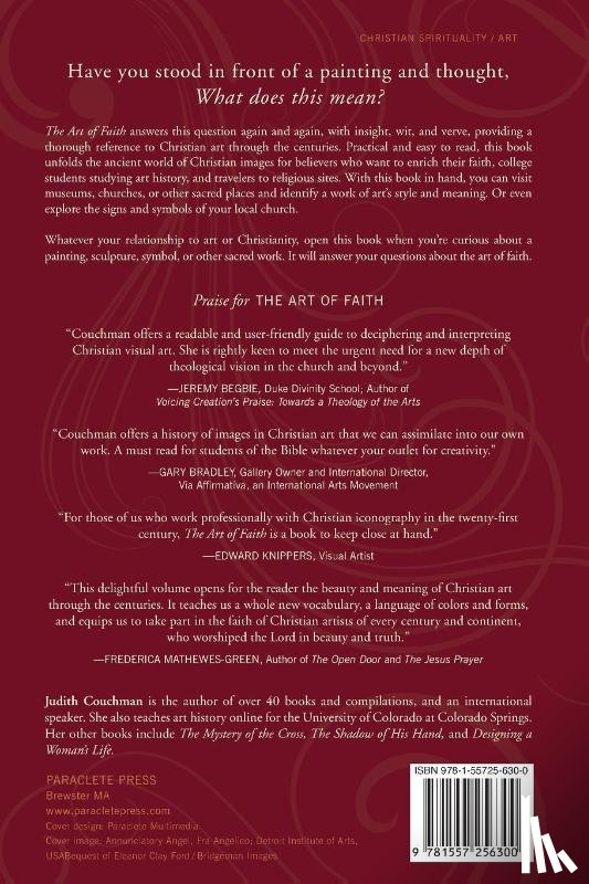 Couchman, Judith - The Art of Faith