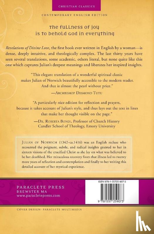 Julian of Norwich - Revelations of Divine Love