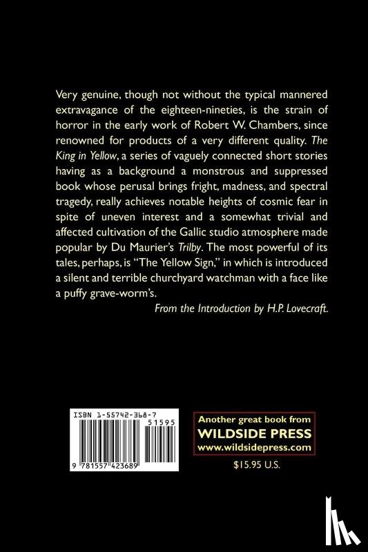 Chambers, Robert W. - The King in Yellow