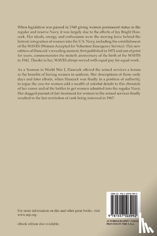 Hancock, Estate of: Joy B - Lady in the Navy