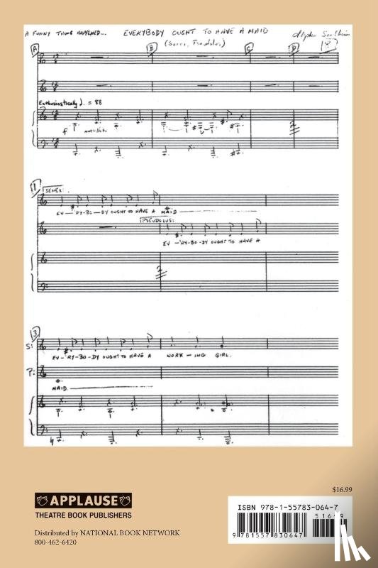 Sondheim, Stephen - A Funny Thing Happened on the Way to the Forum Libretto
