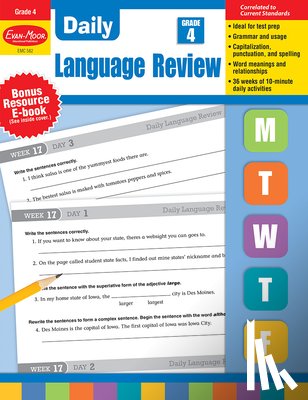 Evan-Moor Educational Publishers - DAILY LANGUAGE REVIEW GRADE 4