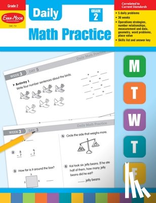 Evan-Moor Educational Publishers - DAILY MATH PRACT GRD 2 TEACHER