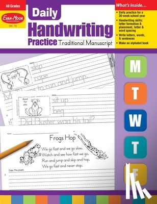 Evan-Moor Educational Publishers - DAILY HANDWRITING TRADITIONAL