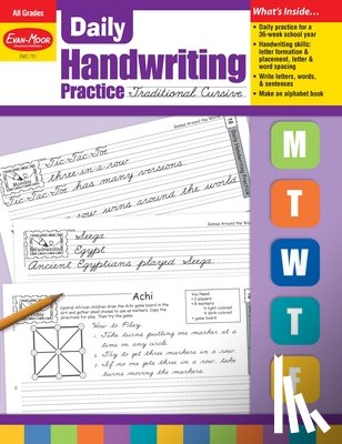 Evan-Moor Educational Publishers - DAILY HANDWRITING TRADITIONAL