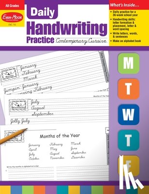 Evan-Moor Educational Publishers - DAILY HANDWRITING CONTEMP CURS