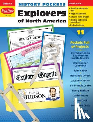 Evan-Moor Educational Publishers - EXPLORERS N AMER GRD 4-6+ TEAC