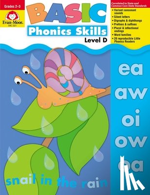 Evan-Moor Educational Publishers - BASIC PHONICS SKILLS LEVEL D T