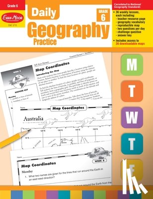 Evan-Moor Educational Publishers - DAILY GEOGRAPHY PRACT TEACHER/