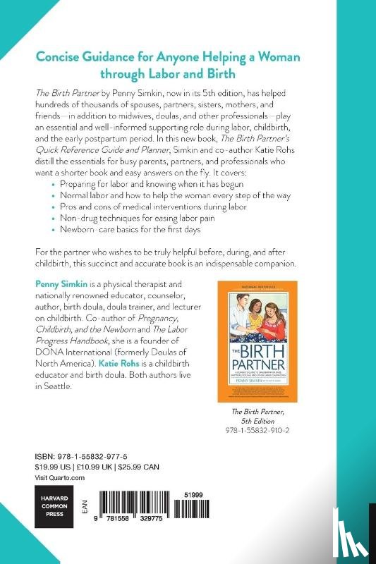 Simkin, Penny - The Birth Partner's Quick Reference Guide and Planner