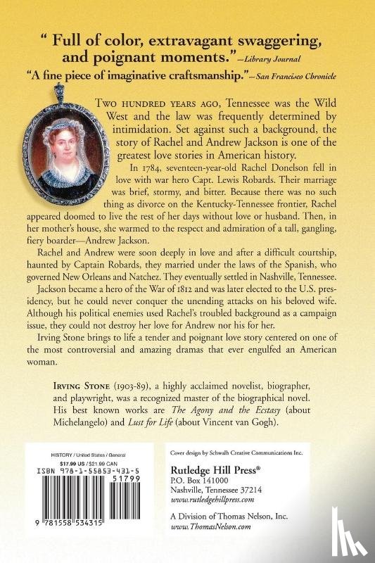 Stone, Irving - The President's Lady