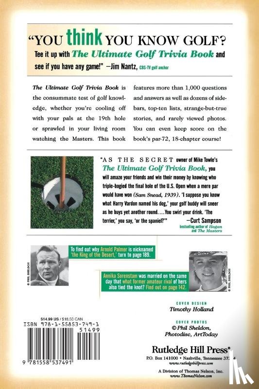 Towle, Mike - The Ultimate Golf Trivia Book