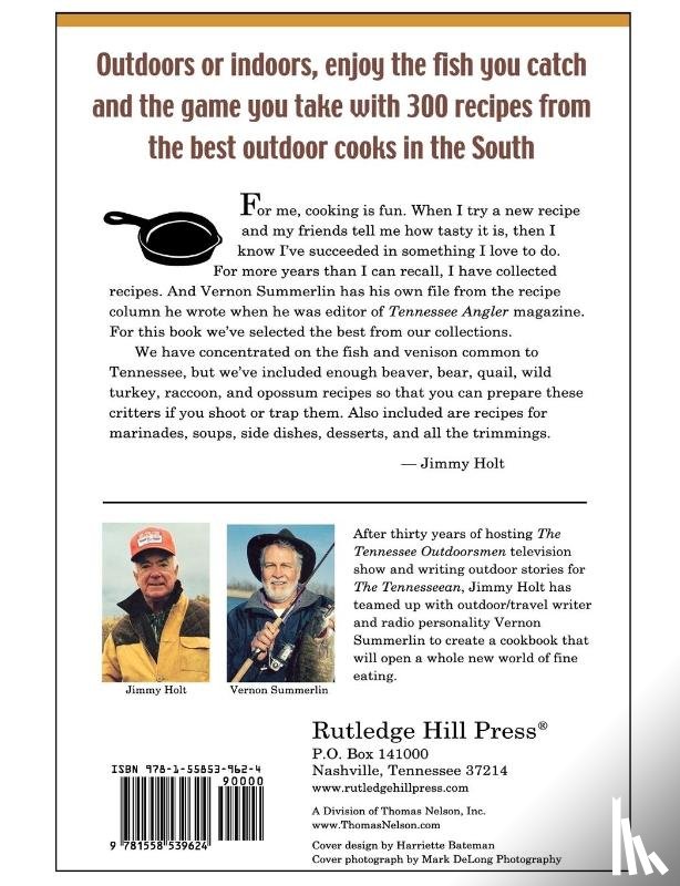 Holt, Jimmy, Summerlin, Vernon - Tennessee Outdoorsmen Cookbook