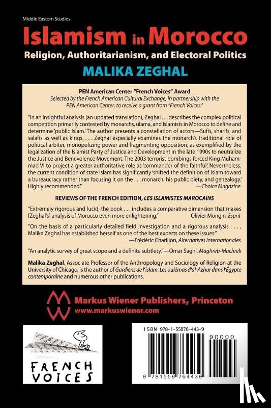 Zeghal, Malika - Islamism in Morocco