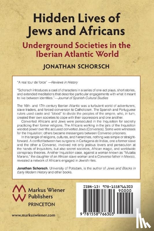 Schorsch, Jonathan - Hidden Lives of Jews and Africans